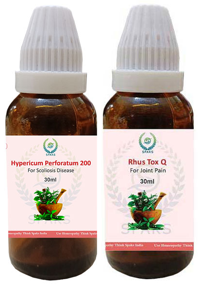Hypericum Per.200 , Rhus Tox Q For Scoliosis Disease