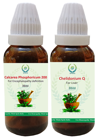 Calcarea Phos.200 , Chelidonium Q For Encephalopathy definition