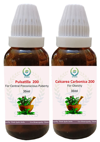 Pulsatilla 200, Calcarea Car.200 For Central Preconscious  Puberty