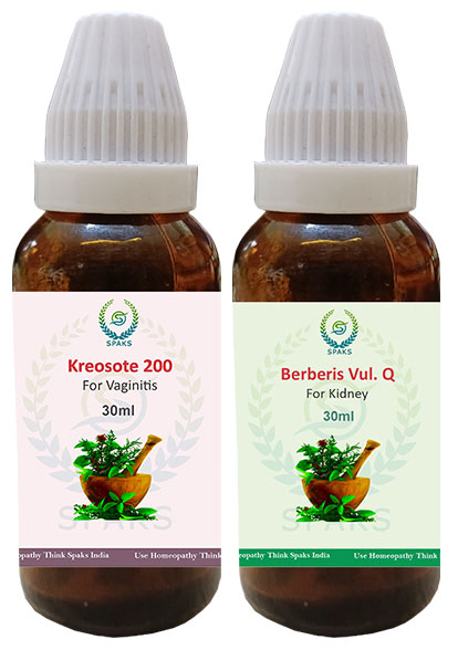Kreosote 200, Berberis Vul.Q For Vaginitis