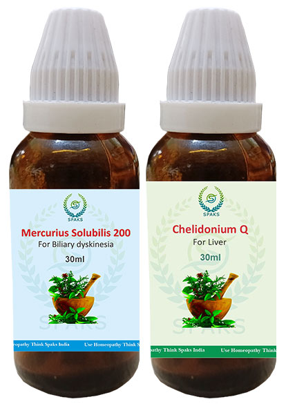 Mercurius Sol.200, Chelidonium Q For Biliary dyskinesia
