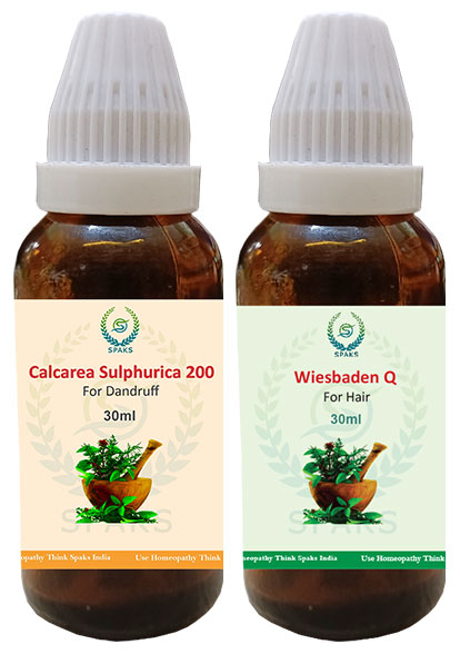 Calcarea Sul. 200, Wiesbaden Q For Dandruff