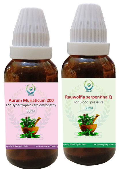 Aurum Muri.200, Rauwolfia Serp. Q For Hypertrophic  Cardiomyopathy