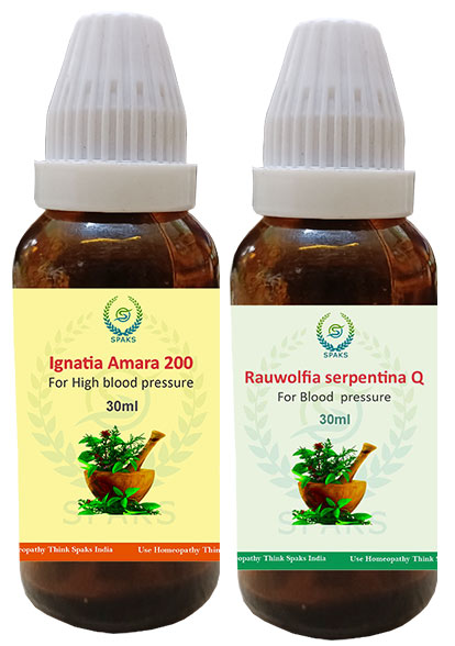Ignatia Amara 200, Rauwolfia Q For High blood pressure