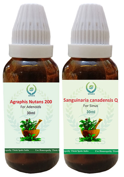 Agraphis Nutans 200, Sanguinaria Can.Q  For Adenoids