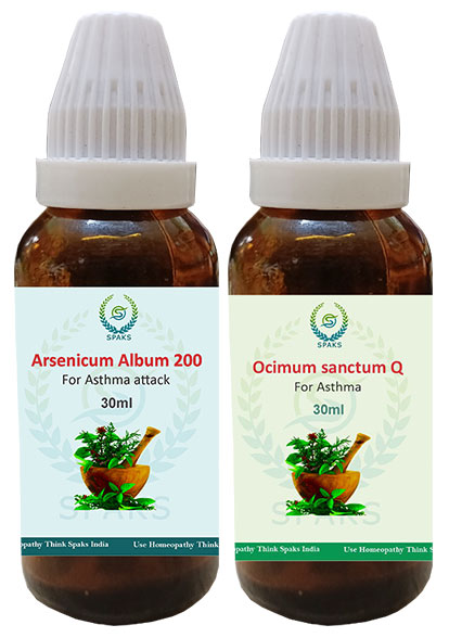 Ars. Alb. 200, Ocimum Sac. Q For Asthma Attack