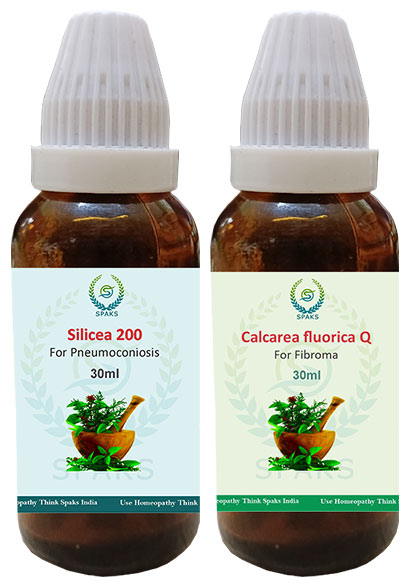 Silicea 200, Calcarea Fluo. Q For Pneumoconiosis