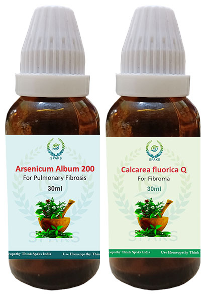 Ars. Alb. 200, Calcarea Fluo. Q For Pulmonary Fibrosis