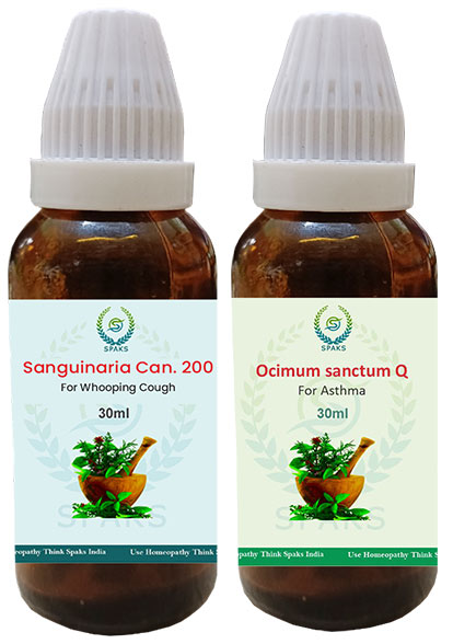 San. Can. 200,  Ocimum Sac. Q For Whooping Cough