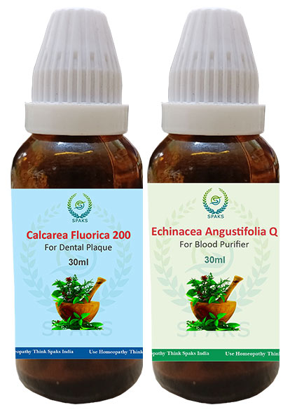 Calcarea Flu. 200, Echinacea Aug Q For Dental Plaque