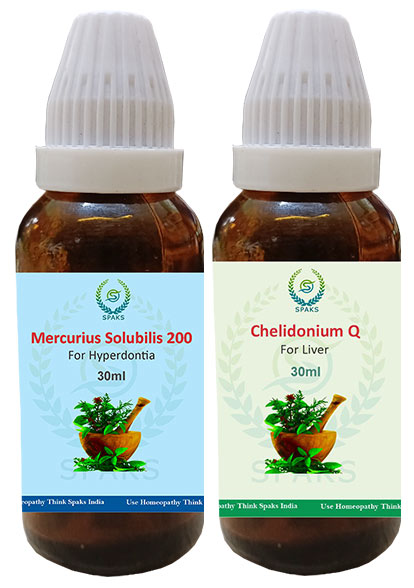 Mercurius Sol. 200, Chelidonium Q For Hyperdontia