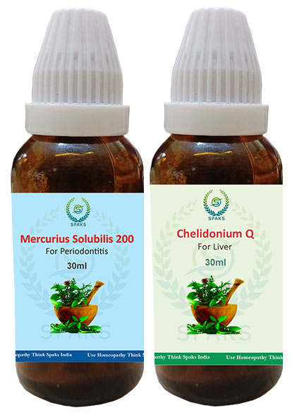 Mercurius Sol. 200, Chelidonium Q For Periodontitis