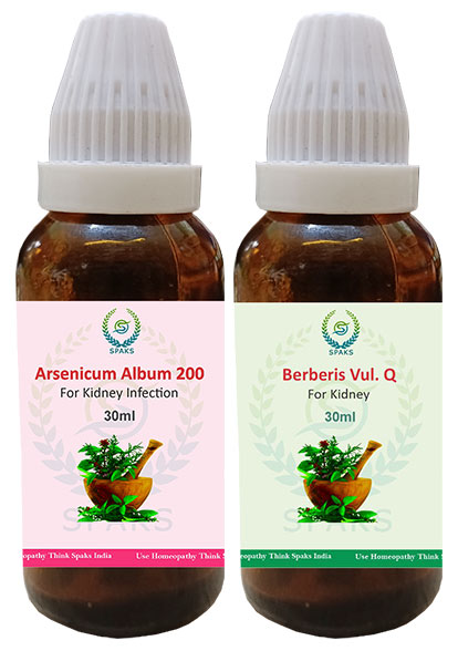 Ars. Alb. 200,  Berberis vul. Q For Kidney Infection