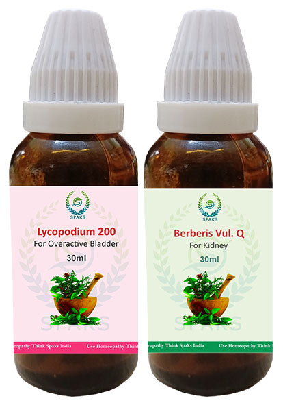 Lycopodium 200, Berberis vul. Q For Overactive Bladder