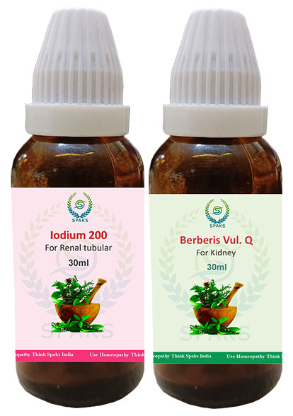 Iodium 200, Berberis vul. Q For  Renal Tubular