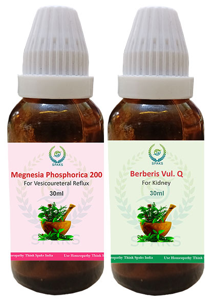 Meg. Phos. 200, Berberis vul. Q For Vesicoureteral  Reflux