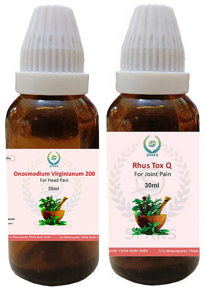 Onosmodium 200 , Rhus Tox Q For Head Pain
