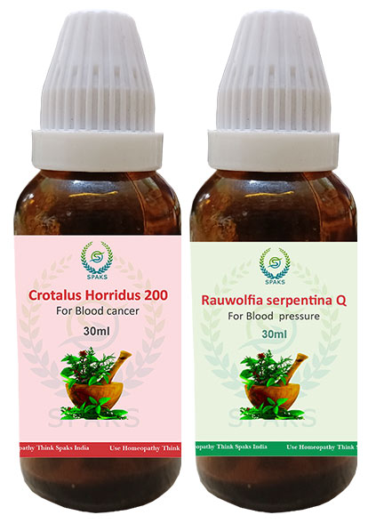 Crotalus Hor. 200 ,Rauwolfia Serp.Q For Blood cancer