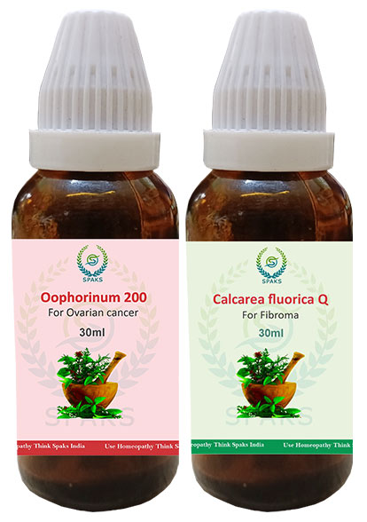 Oophorinum 200,Calcarea Fluorica Q For Ovarian cancer