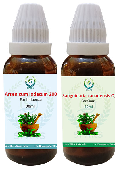 Arsenicum Iod. 200, Sanguinaria Can. Q For Influenza