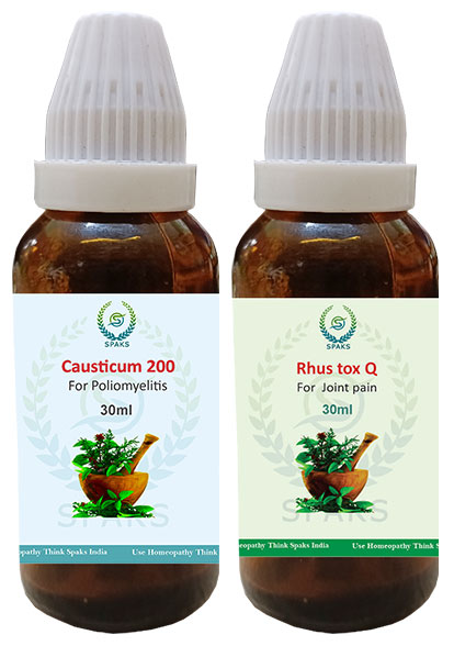 Causticum 200, Rhus Tox Q For Poliomyelitis