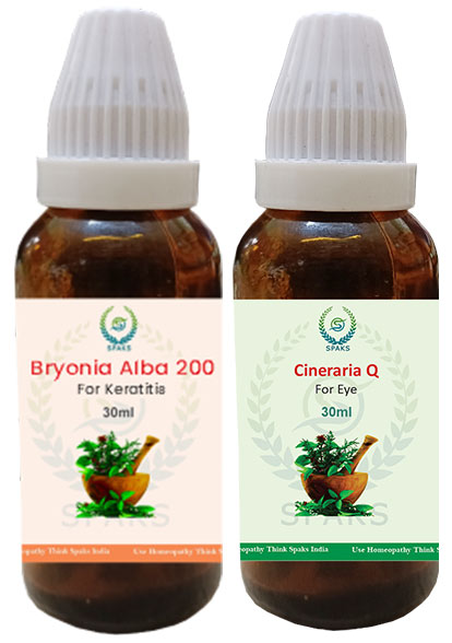 Bryonia Alba 200, Cineraria Q For Keratitis