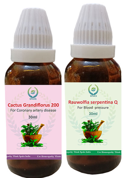 Cactus Gra.200, Rauwolfia Serp. Q For Coronary Artery Disease