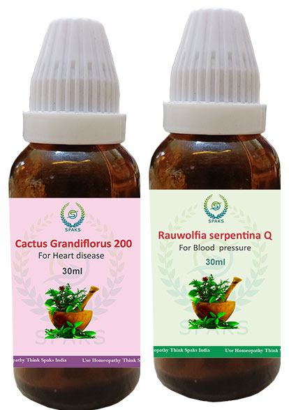 Cactus Gra.200, Rauwolfia Serp. Q For Heart disease