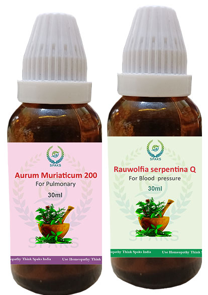 Aurum Mur.200, Rauwolfia Serp. Q For Pulmonary