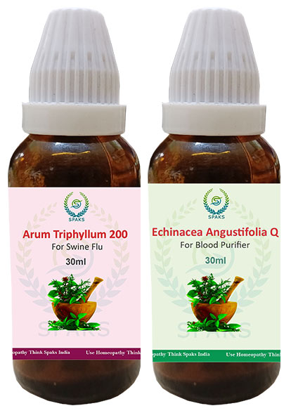 Arum Trip. 200, Echinacea Aug Q For Swine Flu