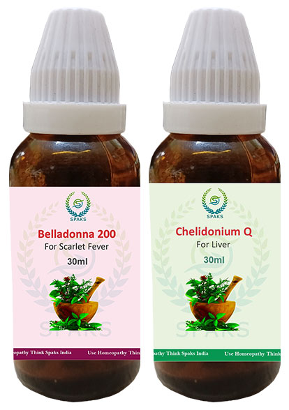 Belladonna 200, Chelidonium Q For Scarlet Fever
