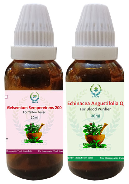 Gelsemium 200, Echinacea Aug Q For Yellow fever