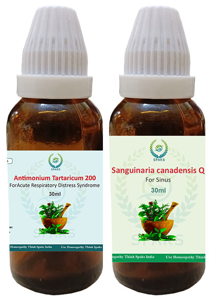 Antim. Tart. 200, Sangulnaria Can Q For Acute Respiratory  Distress Syndrome