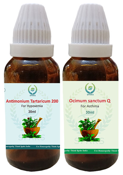 Antim Tart. 200, Ocimum Sac. Q For Hypoxemia