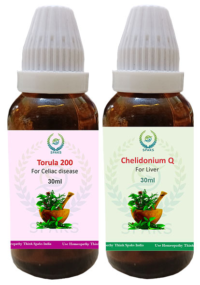 Torula 200, Chelidonium Q For Celiac disease