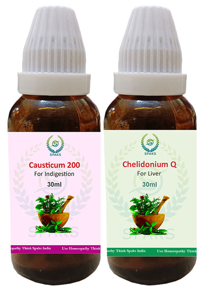 Causticum 200, Chelidonium Q For Indigestion
