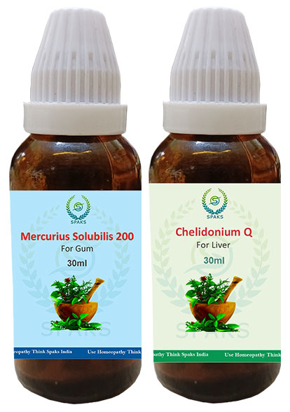 Mercurius Sol. 200 , Chelidonium Q For Gum