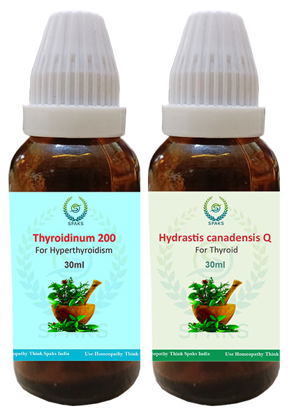 Thyroidinum 200, Hydrastis Can.Q For Hyperthyroidism