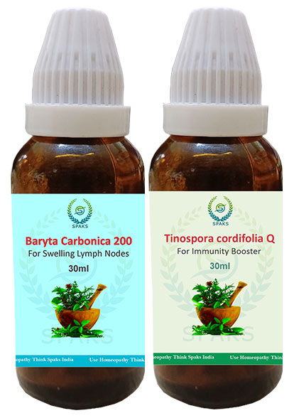 Baryta Car. 200, Tinospora Cor. Q For Swelling Lymph Nodes