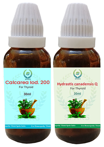 Calcarea Iod. 200, Hydrastis. Q For Thyroid